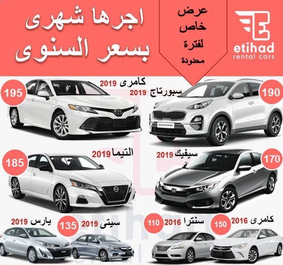 أحدث عروض تأجير السيارات في السعودية 2021