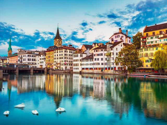 جولة سياحية بين مدن سويسرا